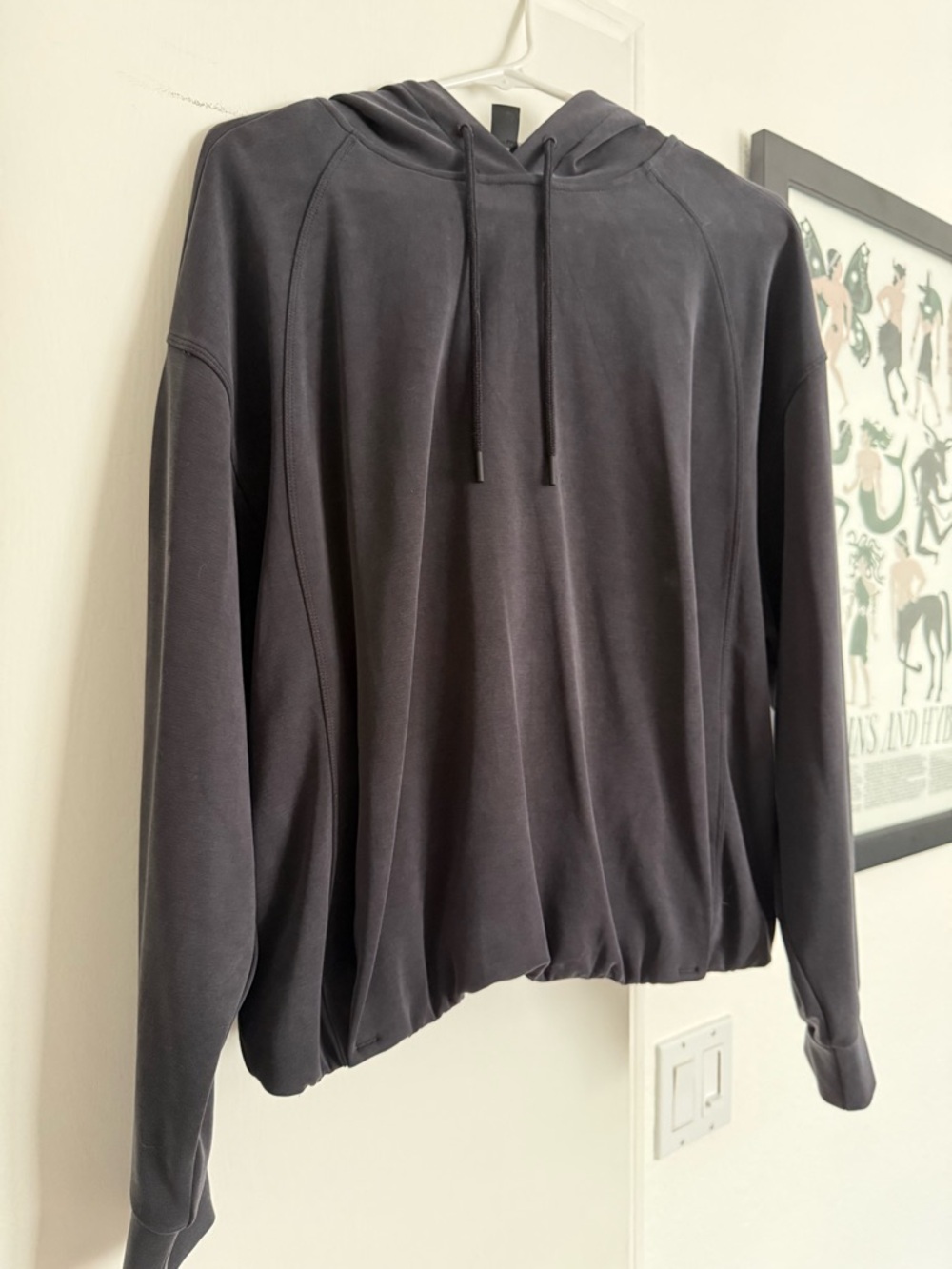Athleta Seasoft Bubble Hem Hoodie medium